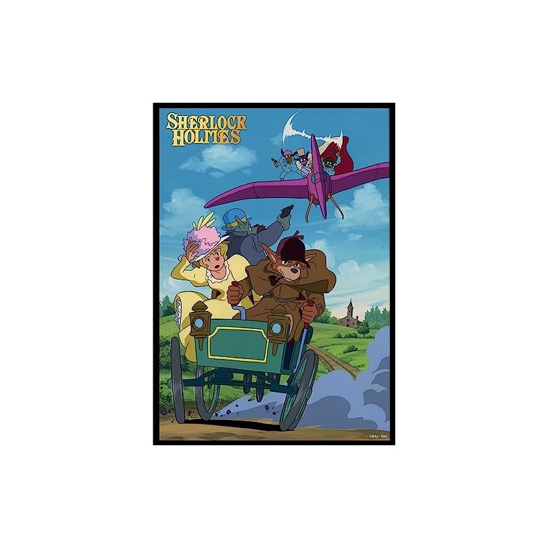 Wooden Laminated Board Studio Ghibli Sherlock Holmes (Sherlock vs Moriarty)