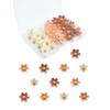 Pink Flower Push Pins，30 Pcs