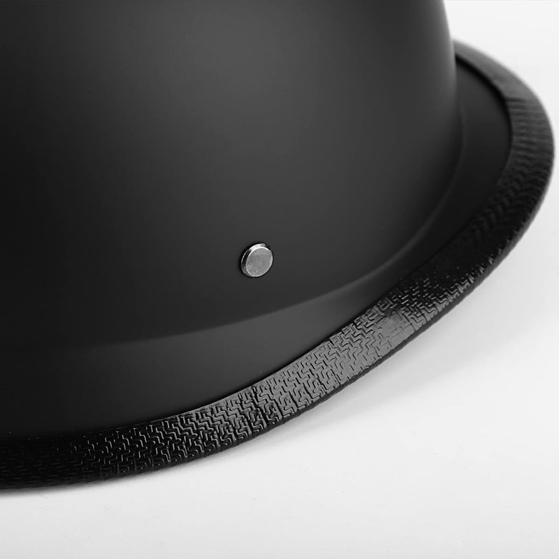 Motorcycle Helmet, Aircraft Style, Black (M)