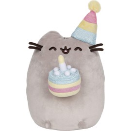GUND Pusheen Birthday Cake Plush Stuffed Animal Cat, 9.5"