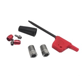 Giyofom Bremsschlauch für Fahrrad, Rot, AXSFORCE AXS Set mit Verbindungsstücken für Fahrrad, Zubehör, Schlauch, hydraulische Scheibenbremse, Fahrrad