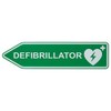 MedX5 Defibrillator (AED) Location Label Sticker, Defi Location Sign, AED