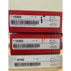 Hollister 18182 pouch + 15302 Ostomy Barrier  precut 1 inch