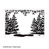 DIYology Woodlands Plastic Embossing Folders for Cards Making Trees Embossing