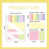 Multifunctional Combination Sticky Notes for Students - Organised Index Stickers,