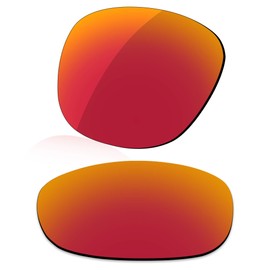 LenzReborn Polarized Lens Replacement for Oakley Drop In OO9232 Sunglass - Fire Red+Ice Blue