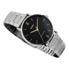 Reloj pulsera Casio MTP-VT01 con correa de acero inoxidable color