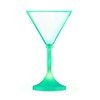 Set of 4 Light Up Martini Glasses with Long Spiral