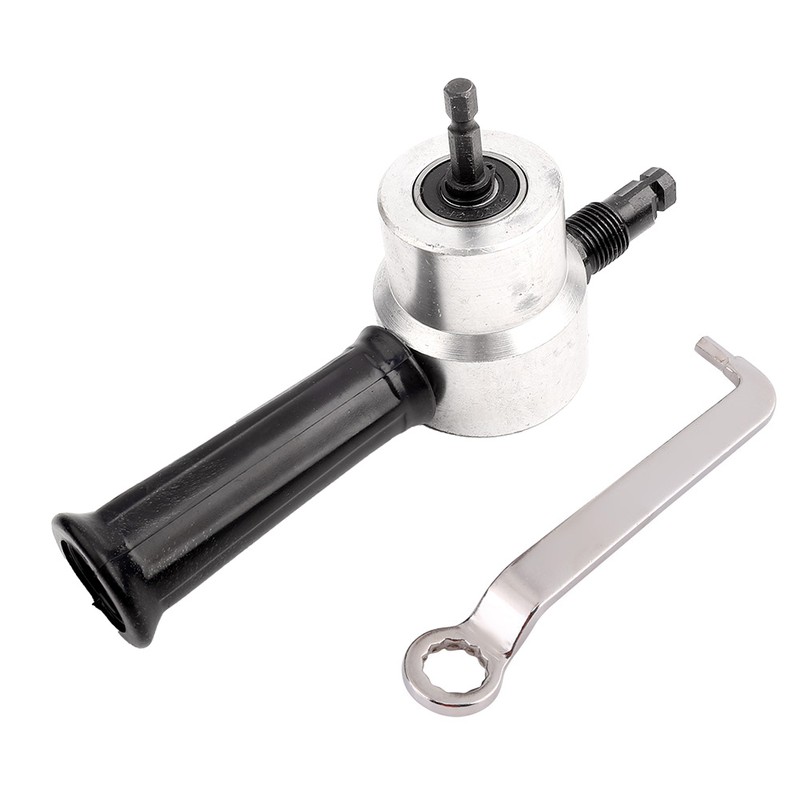 Double Head Sheet Metal Cutter Electric Power Drill Attachment Nibbler