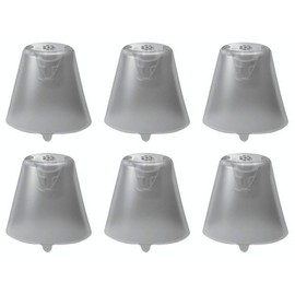 FCS Pack of 6 Click Sleeve for Siemens Signia Intuis 2 Click- ITC (Vented-Small)