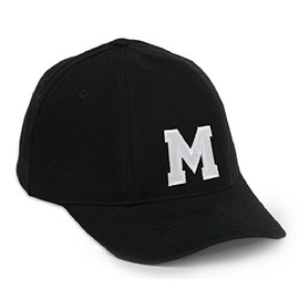 Morefaz Casual Baseball Cap A-Z Letter Alphabet Embroidered hat Hats caps Adjustable Strap Snap Back (M) MFAZ Ltd