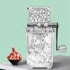 Portable Ice Crusher 1.25L Hand Cranked DIY Manual Shaved Ice