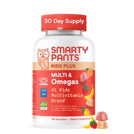  SmartyPants Clean Label Certified Kids Multi & Omega-3 Gummies (60ct)