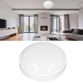 Topyond LED Ceiling Light, Round Bedroom Lights, 20W 1620LM Cold White 6500K, Energy Efficient Light Fixture for Bedroom, Kitchen, Bathroom, Hallway, Stairwell