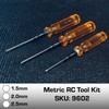 MIP 9602 3-Piece RC Hex Screwdriver Set (1.5mm, 2.0mm, 2.5mm)