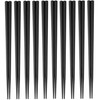 Nagao Chopsticks, 9.1 inches (23 cm), Set of 10, Black,