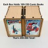 Romany House Two Pack Comic Book Storage Boxes & Acrylic