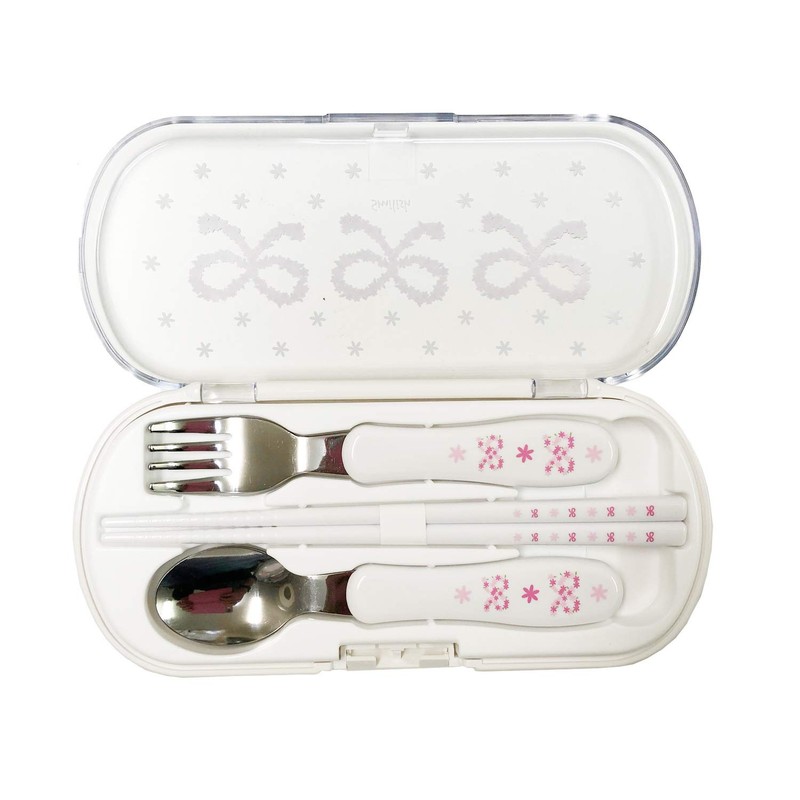 Lunch 3-Piece Set, Kindergarten (Aluminum Lunch Box with Inner Pig,