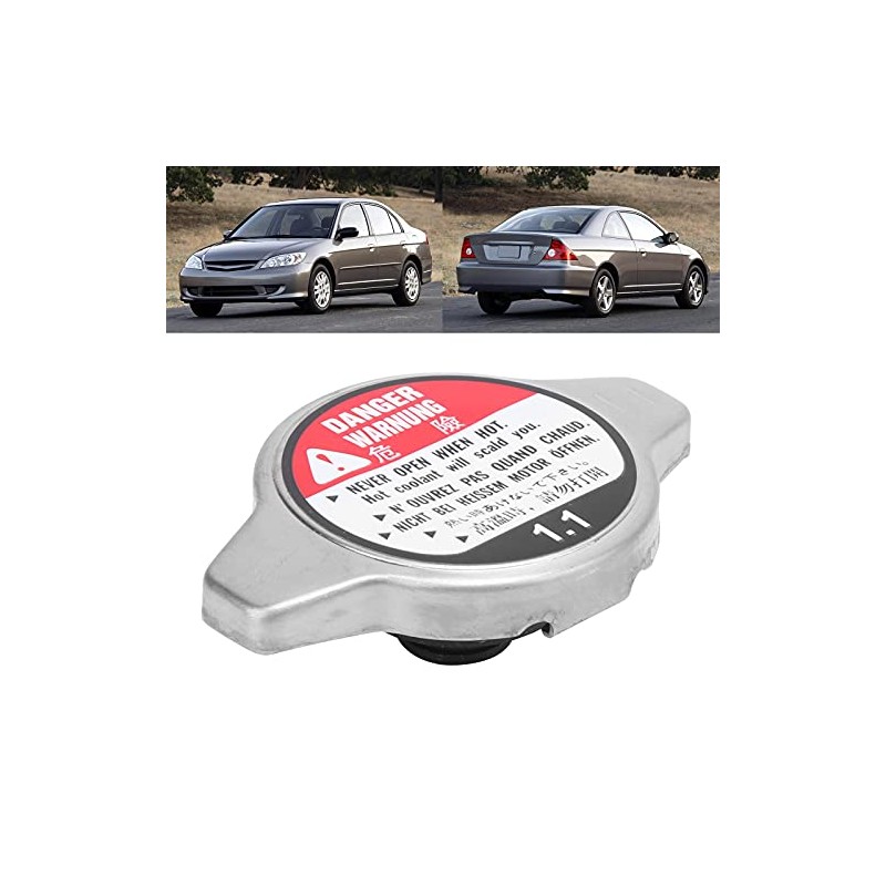 Acouto Car Cooling Radiator, Radiator Coolant Cover for Civic 1998‑2005