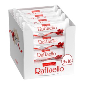 CONFETTERIA RAFFAELLO Coconut Almond Specialty, 3 Pieces per Pack, 16 Packs, 480g