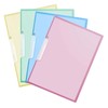 Neutral Zenith A4 Clear File Set of 4 Rotating Clips,