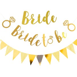 WUSJCOF Hen Party Decoration Women Rose Gold Banner - Bride to Be Garland for Hen Party, Wedding, Party Decoration, Stag Night Women Accessories, Wedding Banner Outdoor