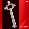 Multipick Universal Key Short [Made in Germany] Construction Key –