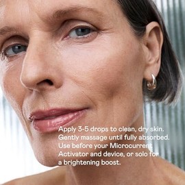 NuFACE Super Peptide Booster Serum - Suero facial reafirmante para dispositivo de tonificación facial, 1 onza líquida