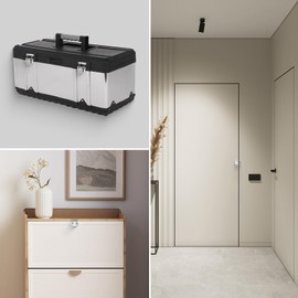 Spring Loaded Toggle Latch, 2pcs Stainless Steel Spring Loaded Latch with Toggle Hasp, Secure Catch Hardware for Cabinets & Cases, Doors gate Locks