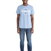 Aero Graphic Circle- Script Aeropostale, Washed Blue, M