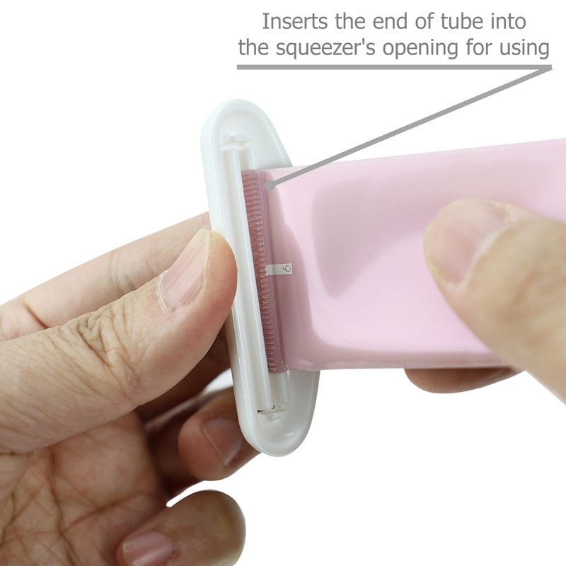 EIKS 6 Sets Tube Squeezer Clip for Toothpaste, Hand Cream,