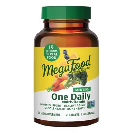 Megafood Multivitaminico One Daily Hombres +55años 60tab Sabor Sin Sabor
