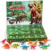Dinosaur Christmas Countdown Calendar 2026, 24-Day Advent Calendar with 24