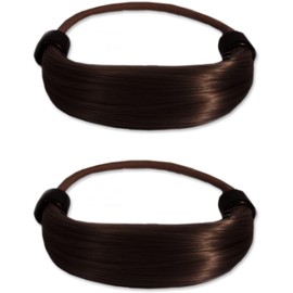 Mia- Cola de caballo Tonytail, cabello sintético que parece tu propio cabello envuelto, clásico y elegante