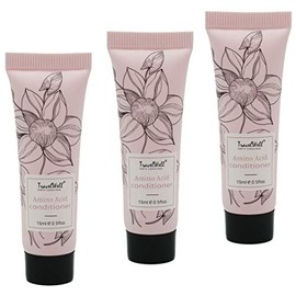 Travelwell Conditioner, Flower Series Hotel Travel Size Guest 0.5 Fl Oz/15ml, 200 Tubes per Box | Travel Size Toiletries | Cruelty-Free Bulk Set