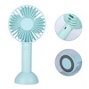 Personal handheld mini fan with base, Small portable rechargeable usb