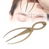 Eyebrow Ruler Multifunctional Stainless Steel 3 Point Positioning Ruler for