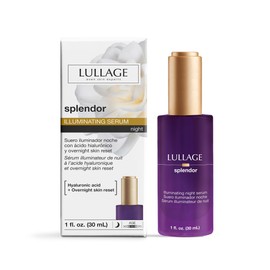 LULLAGE Splendor Sérum iluminador nocturno  30 ml  Efecto Rejuvenecedor, Para el rostro con niacinamida y acido hialuronico  Repara, hidrata y aclara 