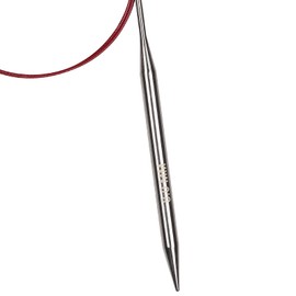 Coopay Circular Knitting Needles 100 cm, 8.0 mm Knitting Needles Circular Knitting Needle Stainless Steel Circular Knitting Needles with Flexible Cable, Robust Round Knitting Needles for Blankets