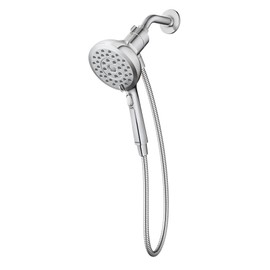 Moen Verso Eco-Performance Handshower, Detachable Round Shower Head with Magnetix Docking System, 60" Hose, Chrome, 220H2EP