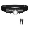 Trliradyn Headlamp Rechargeable Hard Hat Light,