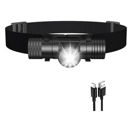 Trliradyn Headlamp Rechargeable Hard Hat Light,