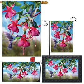 Briarwood Lane - Spring Decorations for Home - Garden Flags - House Flags - Mailbox Covers - Doormats- Home Decor - Spring Decor - Spring Home Decor Bundle Collections - Flight of Birds