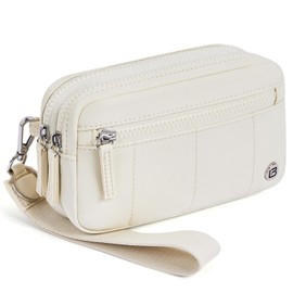 POIUGOYA Small Nylon Crossbody Bags for Women,RFID Wristlet Purse Built in Wallet, 4 Zipper Crossbody Wallet Phone Organizer