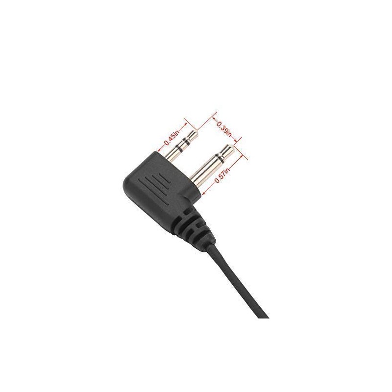 Reyinl RYL13 Two-Way Radios Headset Noise Canceling Transparent Security Earpiece