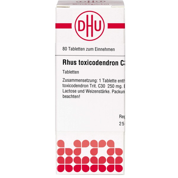 DHU Rhus Toxicodendron C 30 Tablets Pack of 80 Tablets