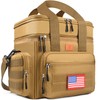 CaCTOUR Lunch Box for Men,Double Deck Tactical Lunch Bag with