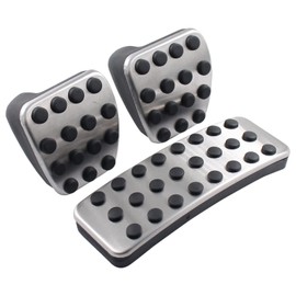 Pedalabdeckung Pedalkappen Pedalsatz Bremspedal Fußpedal Gaspedal Pedale Abdeckung für A B GL M R Klasse W169 W168 W176 W246 W242 W245 X164 X166 X156 W166 W164 W251 CLA C117 Schaltgetriebe Schaltung