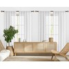 KAMANINA 2 Pack Curtain Rods for Windows 48 to 84
