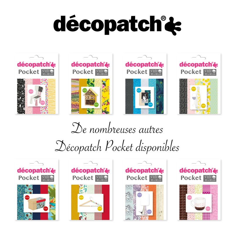Decopatch Décopatch DP030C - Pack of 5 Sheets 30 x